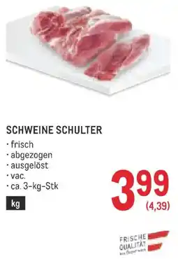 Metro Schweine schulter Angebot