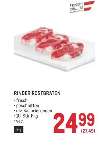 Metro Rinder rostbraten Angebot