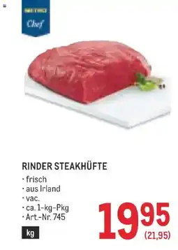 Metro Rinder steakhüfte Angebot