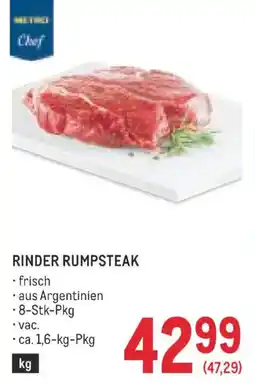 Metro Rinder rumpsteak Angebot