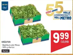 Metro Kräuter Angebot