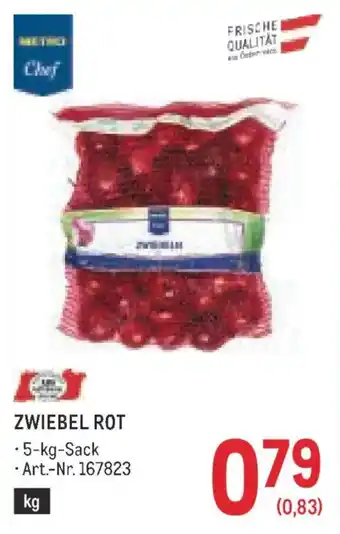 Metro Zwiebel rot Angebot