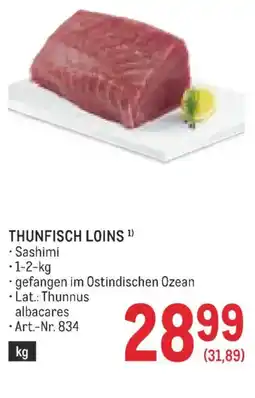 Metro Thunfisch loins Angebot