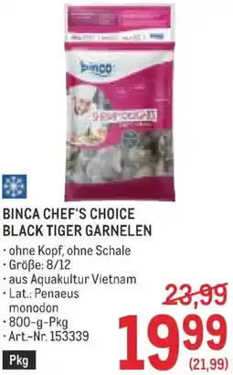 Metro Binca chef's choice black tiger garnelen Angebot