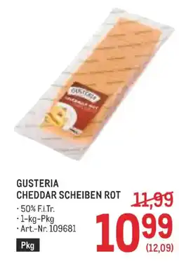 Metro Gusteria cheddar scheiben rot Angebot