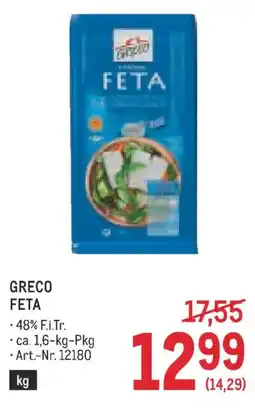 Metro Greco feta Angebot