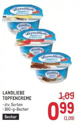 Metro Landliebe topfencreme Angebot