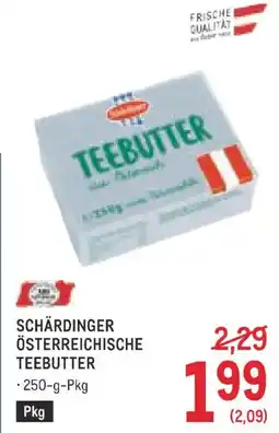 Metro Schärdinger österreichische teebutter Angebot