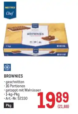 Metro Brownies Angebot