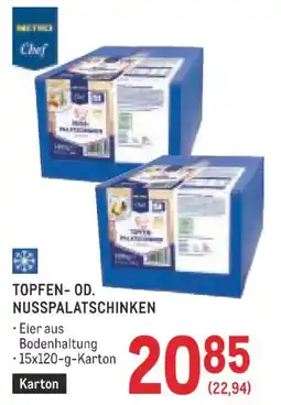Metro Topfen- od. nusspalatschinken Angebot