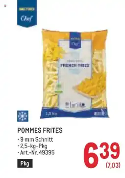 Metro Pommes frites Angebot