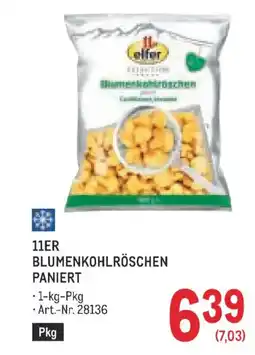 Metro 11er blumenkohlröschen paniert Angebot