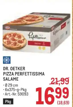 Metro Dr. oetker pizza perfettissima salame Angebot