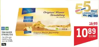 Metro Toni kaiser strudelteig Angebot