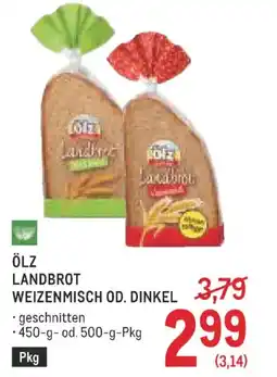 Metro Ölz landbrot weizenmisch od. dinkel Angebot