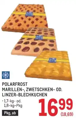 Metro Polarfrost marillen zwetschken od linzer blechkuchen Angebot