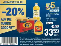 Metro Z.b. frittieröl pure Angebot