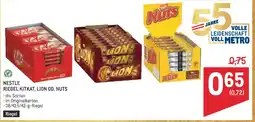 Metro Nestle riegel kitkat, lion od. nuts Angebot