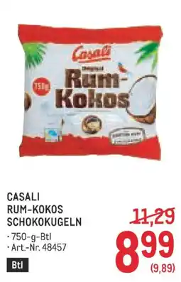 Metro Casali rum kokos schokokugeln Angebot