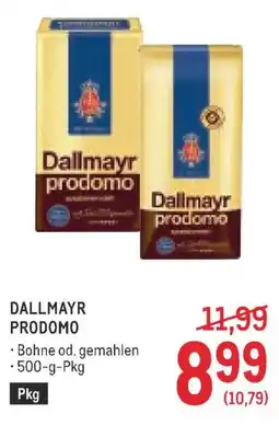 Metro Dallmayr prodomo Angebot