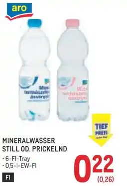 Metro Mineralwasser still od prickelnd Angebot