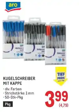 Metro Kugelschreiber mit kappe Angebot