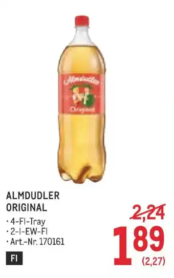 Metro Almdudler original Angebot
