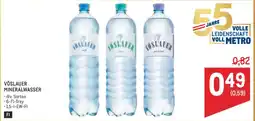 Metro Vöslauer mineralwasser Angebot