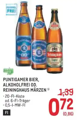 Metro Puntigamer bier alkoholfrei od reininghaus märzen Angebot