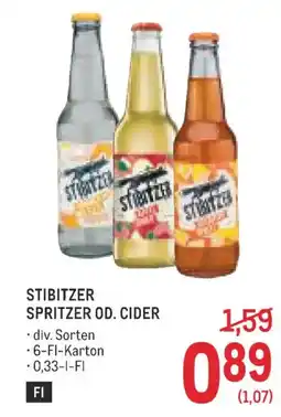 Metro Stibitzer spritzer od. cider Angebot