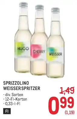 Metro Sprizzolino weisserspritzer Angebot