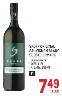 Metro Skoff original sauvignon blanc südsteiermark Angebot