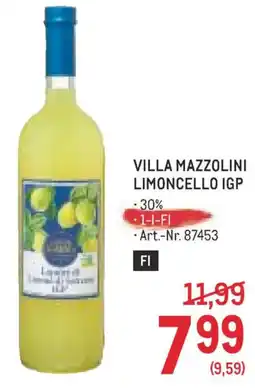 Metro Villa mazzolini limoncello igp Angebot