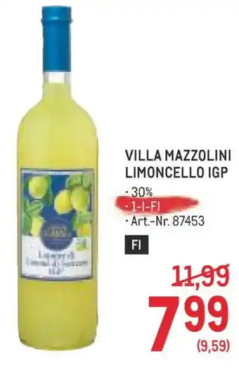 Metro Villa mazzolini limoncello igp Angebot