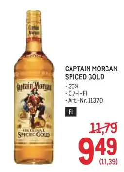 Metro Captain morgan spiced gold Angebot