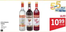 Metro Stolichnaya vodka Angebot