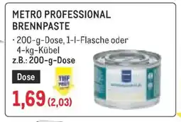 Metro Metro professional brennpaste Angebot