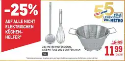 Metro Z.b.: metro professional, sieb mit fuss und 2 griffen Angebot