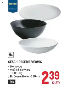Metro Geschirrserie veomis Angebot