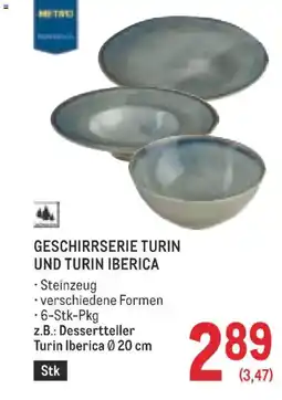Metro Geschirrserie turin und turin iberica Angebot