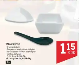 Metro Tapasformen Angebot