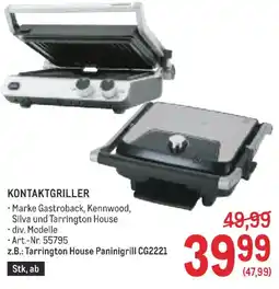 Metro Kontaktgriller Angebot