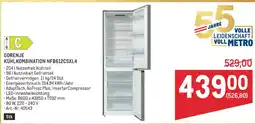 Metro Gorenje kühlkombination nfb612csxl4 Angebot