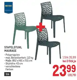 Metro Stapelstuhl maurage Angebot