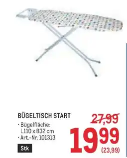 Metro Bügeltisch start Angebot