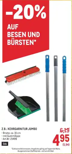 Metro Z.b.: kehrgarnitur jumbo Angebot