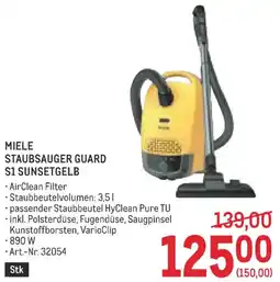 Metro Miele staubsauger guard s1 sunsetgelb Angebot