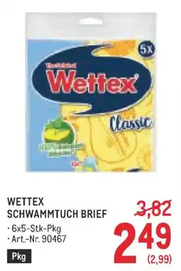 Metro Wettex schwammtuch brief Angebot