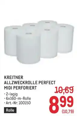 Metro Kreitner allzweckrolle perfect midi perforiert Angebot
