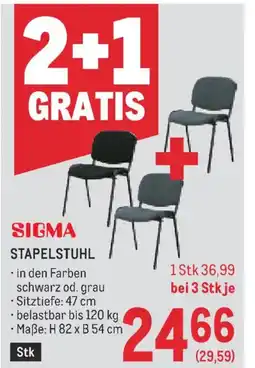 Metro Sigma stapelstuhl Angebot